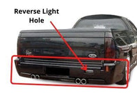 Rear Bumper Bar for AU  BA  BF Ford Falcon Ute for DUAL Exhaust - Pursuit Style - Spoilers And Bodykits Australia