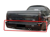 Rear Bumper Bar for AU  BA  BF Ford Falcon Ute for DUAL Exhaust - Pursuit Style - Spoilers And Bodykits Australia