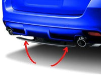 Rear Lower Bumper Diffuser for Subaru Levorg Wagon - STI Style - Silver (2014 - 2018 Models) - Spoilers And Bodykits Australia
