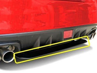 Rear Lower Bumper Diffuser for Subaru WRX - STI Style - Black (2014 - 2019 Models) - Spoilers And Bodykits Australia