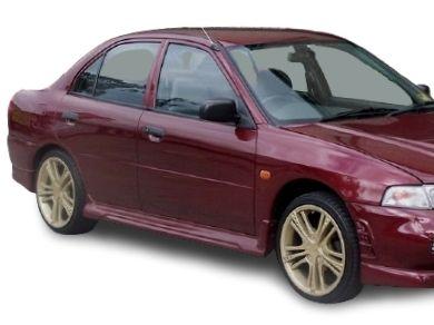 Side Skirts for Mitsubishi Lancer CE Sedan - EVO 5  6 Style - Spoilers And Bodykits Australia