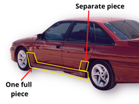 Side Skirts for VN / VP Holden Commodore Sedan - VN Group A Style