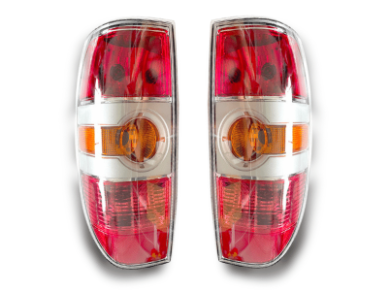 Tail Lights for Mazda BT-50 - Chrome (2008 - 2011 Models) - Spoilers and Bodykits Australia