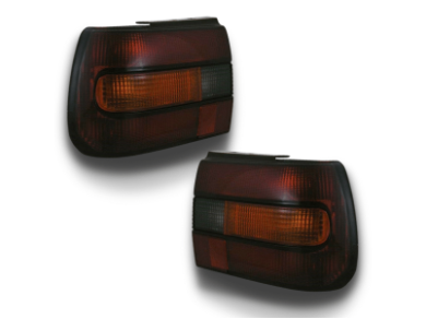 Tail Lights for VN Holden Commodore Sedan - Executive Style - Smoked Black Lens - Spoilers and Bodykits Australia