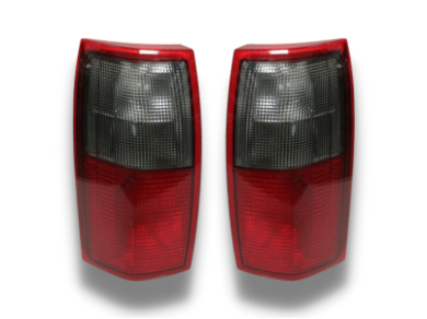 Tail Lights for VT / VX / VU / VY Holden Commodore Ute & Wagon - Smoked Clear / Red Lens (1997 - 2003 Models) - Spoilers and Bodykits Australia