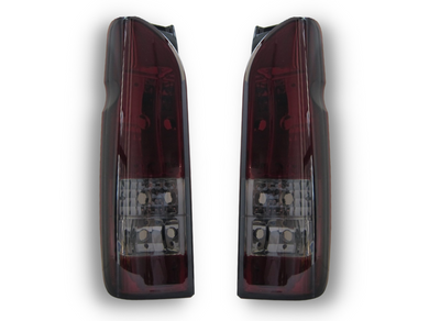 Tail Lights for Toyota Hiace Van - Smoked Red Lens (2004 - 2019 Models) - Spoilers And Bodykits Australia