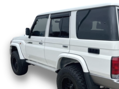 Weather Shields for 70 / 75 / 76 / 78 / 79 Series Toyota Landcruiser 4 Door Wagon - Spoilers and Bodykits Australia
