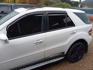 Weather Shields for Mercedes Benz ML 280 / 300 / 320 (2005 - 2011 Models) - Spoilers and Bodykits Australia
