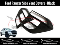 Black Out Accessories Package for PX 2 XLT Ford Ranger - 6-Piece (2015 - 2018) - Spoilers and Bodykits Australia