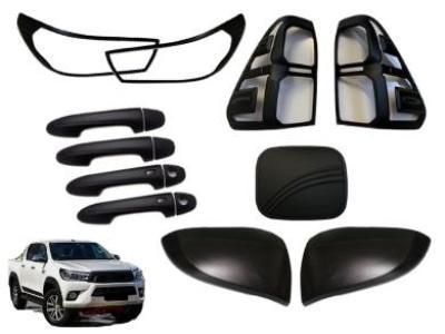 Black Out Accessories Package for Toyota Hilux SR5 - 5-Piece (8/2015 - 6/2018 Models) - Spoilers and Bodykits Australia