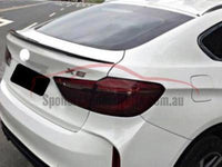 Carbon Fibre Rear Boot Lip Spoiler for BMW X6 F16 & F86 X6M (2015 - 2018 Models) - Spoilers and Bodykits Australia