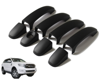 Door Handle Covers for Ford Everest - Black (2015 - 2018 Models) - Spoilers and Bodykits Australia