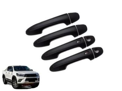 Door Handle Covers for Toyota Hilux SR5 - Black (8/2015 - 6/2018 Models) - Spoilers and Bodykits Australia