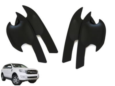 Door Handle Inserts for Ford Everest - Black (2015 - 2018 Models) - Spoilers and Bodykits Australia