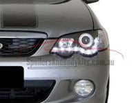 DRL Head Lights for BA / BF XR6 / XR8 Ford Falcon - Black - Spoilers and Bodykits Australia