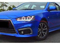 DRL LED Head Lights for CJ Mitsubishi Lancer / EVO - Angel Eye Projector Style (2008 - 2017 Models) - Spoilers and Bodykits Australia