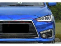 DRL LED Head Lights for CJ Mitsubishi Lancer / EVO - Angel Eye Projector Style (2008 - 2017 Models) - Spoilers and Bodykits Australia