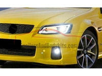 DRL LED Head Lights for VE Holden Commodore with Sequential Indicators (Series 1 & 2) - Spoilers and Bodykits Australia