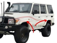 Flares for 76 Series Toyota Landcruiser - White - Set of 4 (2007 - 2019 Models) - Spoilers and Bodykits Australia