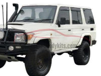 Flares for 76 Series Toyota Landcruiser - White - Set of 4 (2007 - 2019 Models) - Spoilers and Bodykits Australia