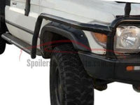 Flares for 79 Series Toyota Landcruiser - Black Chunky Style - Set of 2 for Front Wheels (2007 - 2019 Models) - Spoilers and Bodykits Australia
