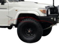 Flares for 79 Series Toyota Landcruiser - White - Set of 2 for Front Wheels (2007 - 2019 Models) - Spoilers and Bodykits Australia