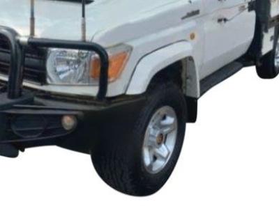 Flares for 79 Series Toyota Landcruiser - White - Set of 2 for Front Wheels (2007 - 2019 Models) - Spoilers and Bodykits Australia