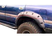 Flares for 80 Series Toyota Landcruiser with Decorative Bolts - Matt Black - Set of 4 - Chunky Style (1990 - 1998 Models) - Spoilers and Bodykits Australia