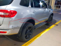 Flares for Ford Everest - High Quality Poly Propylene Matt/Gloss Black Finish (Set of 4) (2015 - 2018 Models) - Spoilers and Bodykits Australia