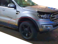 Flares for Ford Everest - High Quality Poly Propylene Matt/Gloss Black Finish (Set of 4) (2015 - 2018 Models) - Spoilers and Bodykits Australia