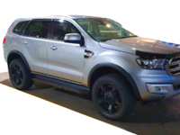 Flares for Ford Everest - High Quality Poly Propylene Matt/Gloss Black Finish (Set of 4) (2015 - 2018 Models) - Spoilers and Bodykits Australia