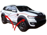 Flares for Ford Everest - Matt Black - Set of 4 - Chunky Style (2015 - 2019 Models) - Spoilers and Bodykits Australia