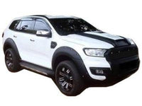 Flares for Ford Everest - Matt Black - Set of 4 - Chunky Style (2015 - 2019 Models) - Spoilers and Bodykits Australia
