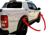 Flares for Holden Colorado - Black - Set of 4 (2016 - 2019 Models) - Spoilers and Bodykits Australia