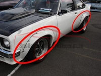 Flares for Holden Torana LH / LX Coupe/Hatch - A9X Style (Set of 4) - Spoilers and Bodykits Australia