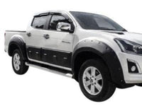 Flares for Isuzu DMAX - Matt Black Chunky Style - Set of 4 (2012 - 2018 Models) - Spoilers and Bodykits Australia