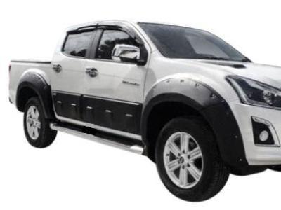 Flares for Isuzu DMAX - Matt Black Chunky Style - Set of 4 (2012 - 2018 Models) - Spoilers and Bodykits Australia