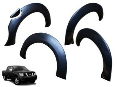 Flares for Nissan Navara D40 Dual Cab - Chunky Style (3.9 Inches Wide) (2007 - 2015 Models) - Spoilers and Bodykits Australia