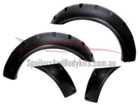 Flares for PX1 / PX2 Ford Ranger - Set of 2 for Front Wheel Arches - Wrinkle Finish - Chunky Style (2012 - 2018 Models) - Spoilers and Bodykits Australia