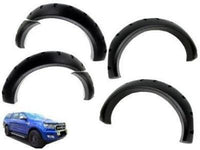Flares for PX1 / PX2 Ford Ranger - Set of 4 for Front & Rear Wheel Arches - Wrinkle Finish - Chunky Style (2012 - 2018 Models) - Spoilers and Bodykits Australia