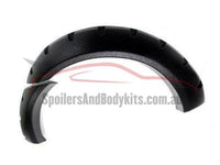 Flares for PX1 / PX2 Ford Ranger - Set of 4 for Front & Rear Wheel Arches - Wrinkle Finish - Chunky Style (2012 - 2018 Models) - Spoilers and Bodykits Australia