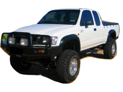 Flares for Toyota Hilux Extra Cab (10/1997 - 03/2005 Models) - Spoilers And Bodykits Australia