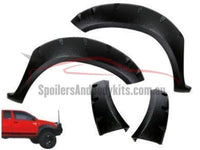 Flares for Toyota Hilux - Set of 2 for Front Wheel Arches - Wrinkle Finish - Chunky Style (2005 - 2011 Models) - Spoilers and Bodykits Australia