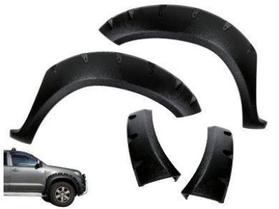 Flares for Toyota Hilux - Set of 2 for Front Wheel Arches - Wrinkle Finish - Chunky Style (2005 - 2011 Models) - Spoilers and Bodykits Australia