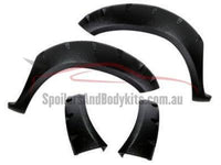 Flares for Toyota Hilux - Set of 2 for Front Wheel Arches - Wrinkle Finish - Chunky Style (2011 - 2015 Models) - Spoilers and Bodykits Australia