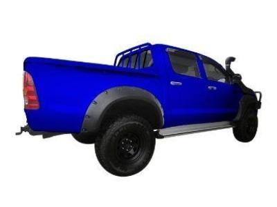 Flares for Toyota Hilux - Set of 4 for Front & Rear Wheel Arches - Smooth Finish - Chunky Style (2005 - 2011 Models) - Spoilers and Bodykits Australia