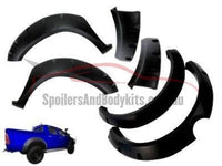 Flares for Toyota Hilux - Set of 4 for Front & Rear Wheel Arches - Wrinkle Finish - Chunky Style (2005 - 2011 Models) - Spoilers and Bodykits Australia