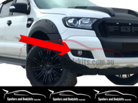 Fog Light Covers for PX 2 Ford Ranger - Black (2015 - 2018) - Spoilers and Bodykits Australia