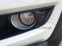 Fog Light Covers for PX 2 Ford Ranger - Black (2015 - 2018) - Spoilers and Bodykits Australia