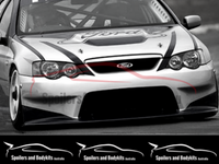 Front Bumper Bar for BA / BF Ford Falcon - V8 Supercar Style - Spoilers and Bodykits Australia